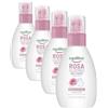 equilibra Corpo, Rosa Ialuronica Deo Vapo, Deodorante Spray Adatto per Pelli Sensibili, Deodorante 24H con Complesso Anti-odore, a Base di Rosa e Acido Ialuronico, 75 ml (Confezione da 4)