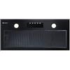 GLOBALO Cappa aspirante da incasso 60 cm ventilazione cucina da incasso illuminazione a LED, silenziosa efficiente dal punto di vista energetico, acciaio verniciato filtro antigrasso Nowimo 60.1 Black