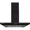 Russell Hobbs Cappa aspirante da cucina a forma di T, 90 cm, nera, 3 impostazioni di velocità, funzione di estrazione e ricircolo della luce LED, 2 filtri lavabili in alluminio RHTCH900B1B