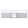 Globalo Hadario 80.2 White Cappa in acciaio | Cappa aspirante con filtro | Cappa per mobile da incasso | Illuminazione a LED |