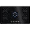 Electrolux Piano cottura, Gas, N° 5 Fuochi, 80x51 cm, Nero - KGG953753K