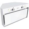 GLOBALO Cappa aspirante, cappa da incasso per cucina, con illuminazione, larghezza di installazione 60 cm, 3 livelli di potenza, Floweri 60.2 White, Bianco [Classe energetica B] 45 dB 570 m3/h