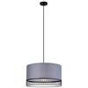LUSSIOL Sospensione 60 W, Tissu/Métal
