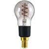 Eglo connect.z Lampadina decorativa a LED Smart Home E14, P45, ZigBee, app e controllo vocale Alexa, dimmerabile, colore luce: bianco caldo, 4 W, design vintage in vetro fumé nero
