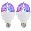 Briloner - Lampadina LED cambiacolore, luci festa discoteca, rotabile, 3 W, adatta a tutte le lampade con montaggio E27, luce stroboscopica, luce discoteca per feste, luci strobo, Ø7.3x12.9cm (DxA)