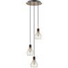 Zarivy Ciondolo San Pietroburgo in elegante nero e rame. Dimensioni: 30 x 30 cm. Ideale per illuminare e abbellire qualsiasi ambiente moderno con il suo design sofisticato.