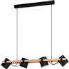 Eglo lampada a sospensione Hornwood, lampada vintage a 4 luci in stile