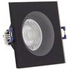 Xanlite SP50CIP44NCW LED soffitto Incasso-Faretto GU10 50 W 4000 K Quadrato Nero IP44-SP50CIP44NCW, 8,8 X 8,8 X 13,8