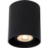 Lucide 09100/01/30 Bodi Plafonnier Rond Noir GU10 D8 x 9,5 cm