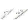 Briloner Leuchten 2379-106 Lampada Sottopensile, Integrati 10W, 1110Lm & Barra Led Bianca, Moderna, Con Interruttore