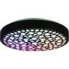 RL LIVE YOUR LIGHT Reality, Plafoniera, Chizu incl. 1 x LED,SMD,22,0 Watt,2700-6000K,2500 Lm. Plastica, Bianco, Finitura: Plastica, nero opaco Ø:40,5cm, A:9,0cm Comando a distanza,Dimmer integrato,
