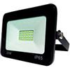 Glowster Proiettore LED ultra sottile da 20 W per esterni, con IP65. Emette luce calda a 3000 K, offrendo un'illuminazione elegante di colore nero, ideale per valorizzare qualsiasi spazio.