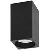 Orno Barbra Plafoniera quadrata GU10 IP20 50W Max (lampadina acquistare separatamente) (nero)