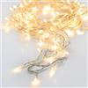 Zarivy Ghirlanda a batteria multifunzionale con 24 LED di luce bianca calda. Cavo trasparente, ideale per decorare qualsiasi spazio. Misura totale: 2,30 m, perfetta per arredare con stile.