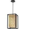 ONLI - Lampada da soffitto 1 luce Malik color oro e nero