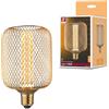 Paulmann 29085 Metallic Glow Edition lampadina a LED standard 230V cilindrica E27 spirale 4,2W 200lm 100mm ottone metallo 1800K