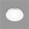 BRILONER - Plafoniera bagno LED effetto glitter, lampada bagno IP44 LED, luce bianca neutra, cromo, 285x65 mm (DxH).