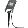 LEDVANCE Luce LED Da Giardino per Esterni, Proiettore Mobile con Picchetto, Ottimo Come Faretto Da Giardino, in Alluminio Grigio Scuro, Bianco Caldo, 20W, Protezione Ip65,Endura Garden Flood 20W Spike