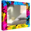 CCRETROILUMINADOS Specchio da Bagno Illuminato in bambù Moderno 60 X 60 Multicolore