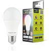 Integral Lampadina LED Smart GLS E27 dimmerabile 2,4 GHz WiFi 2,4 GHz, luce bianca calda, fredda e luce diurna, 2700K-6500K, 806lm, 8,5 W (equivalente a 60 W) - controllata da app e compatibile con
