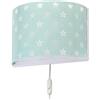 Dalber - Lampada da parete E-27, Stella verde, Multicolore, 31 x 14.5 x 22.5