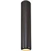Homemania 8698522563329 Lampada a Soffitto Era II Plafoniera a Cilindro da Parete Nero in Metallo, 6 x 6 x 32 cm, 1 x LED, Max 5W, 3000K, 500LM Luce Bianca Naturale