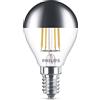 Philips Sfera Lampadina LED, Attacco E14, 4 Watts, Grigio, 8.2x4.5x4.5 cm