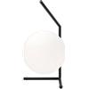 Flos IC T1 - Lampada da tavolo in acciaio, 60 W, nero, 176 x 176 x 381 mm