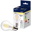 MÜLLER LICHT Mueller luce LED lampadina forma Filament, Vetro, trasparente, E27, 4 wattsW, 230 voltsV