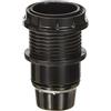 Tibelec 810410 per lampadina E14-Bussola isolata, semi-filettato in bachelite, 5,3 x 2,7 cm, motivo: anello nero