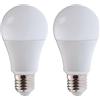 Velamp LB212S-65K, Lampadina SMD LED, Goccia A60, 12W/1055lm, base E27, 6500K (Confezione da 2)