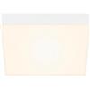 Briloner - Lampada da soffitto a LED senza cornice, plafoniera a LED, luce a LED da superficie, temperatura di colore bianco caldo, 212x212x36 mm, bianco