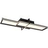 Trio Leuchten Trio, Plafoniera, Charleston incl. 1 x LED,SMD,22,0 Watt,3000K,2600 Lm. incl. 1 x LED,SMD,13,5 Watt,3000K,1800 Lm. Finitura: Metallo, Antracite L:101,0cm, L:38,0cm, A:12,5cm Interruttori separati,