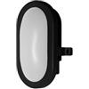 WatioWave Applique LED esterno ovale 6 W 4000 K nero BULKHEAD