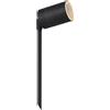 Lucide Arne di LED - Faretto da giardino esterno - Ø 6,3 cm - LED - GU10 - 1 X 5 W 2700 K - IP44 - Nero
