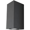 Brightium Luce LED Luxe Cuboid Grigio IP54 8W Ideale per ambienti interni ed esterni. Il suo design elegante e moderno garantisce stile e funzionalità in ogni angolo. Illumina con efficienza.
