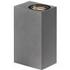 Nordlux ASBOL KUBI Lampada da Parete Esterna a LED 2x5W 3000K 2x370LM IP44 Grigio