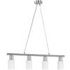 Reality Leuchten R30014007 - Lampada da soffitto a 4 luci, attacco E14, metallo, bianco