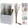 Zarivy Set di rami secchi con 12 LED. Misura 40 cm ed è disponibile in modelli assortiti. Ideale per decorare la tua casa con un tocco caldo e naturale. Illumina il tuo spazio!