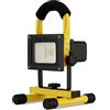 REV 2707212060 - Lampada da lavoro a LED con batteria, 13 W, 1200 lm, IP44, colore: Nero/Giallo