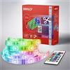 Briloner Leuchten Striscia LED bianca, rgb cambiacolore, dimmerabile, da interni, 12 W, 300 x 0.3 x 1 cm (L x A x P)