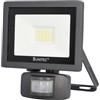 Unitec Faretto LED con sensore di movimento, 10 Watt, 800 Lumen, IP44, antracite
