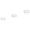 Philips LED Enif Faretto da Incasso Orientabile, senza Lampadina, Set da 3, Bianco