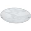 WatioWave PLAFON ROTONDO CRISTALLO ALABASTRO BIANCO ø25 cm E27
