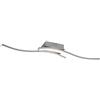 WatioWave PLAFON Soffitto 2 SMD LED 5 W IP20 2 x 600 Lm 4000 K Nichel opaco Route