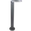wonderlamp - Faro LED da esterno orientabile Circle 8W, luce neutra, impermeabile IP54, luce esterna giardino moderno, antracite