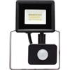 WatioWave PROIETTORE LED C/SENSORE NERO 10W 6000K