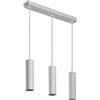 GTV lighting - Lampada a sospensione LED TRESOS II per interni scandinavi minimalisti o moderni - Lunghezza del cavo regolabile - 3 x GU10, alluminio, IP20, max. 3 x 20 W, bianco