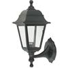 Zarivy Applique esterno Basilico 1xe27 di colore nero, con livello di protezione IP44. Realizzato in policarbonato, dimensioni compatte di 35 x 15 x 19,7 cm, ideale per illuminare con stile.