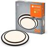 LEDVANCE ORBIS LED BERLE 300 mm, nero, 16W, 2000lm, bianca calda, distribuzione luce molto omogenea, lunga durata, modulo LED saldamente installato, round, classe di protezione IP20, 3000k